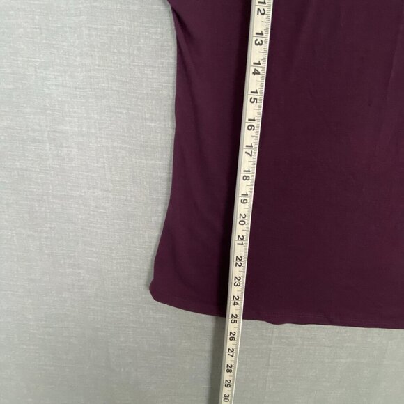 Columbia Purple T Shirt Sz Large Banded Cuffs - Picture 7 of 7